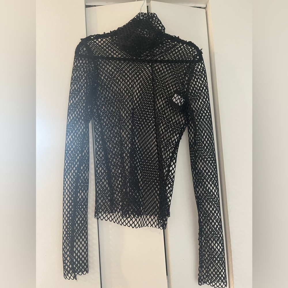Anna Sui mesh shirt